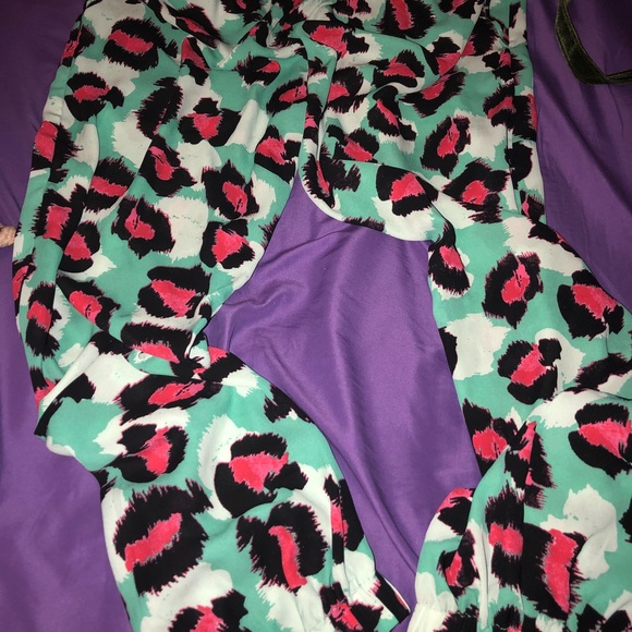 Sheer texture dress party pants - Picture 2 of 2